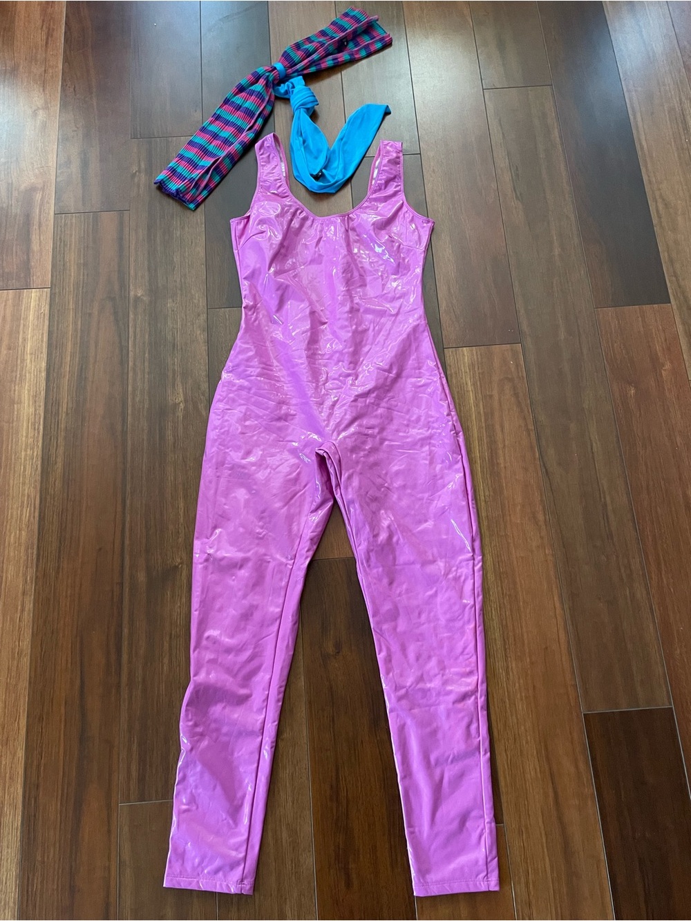 Dolls Kill Trickz N’ Treatz Barbie Workout Plan 80’s costume | size Large